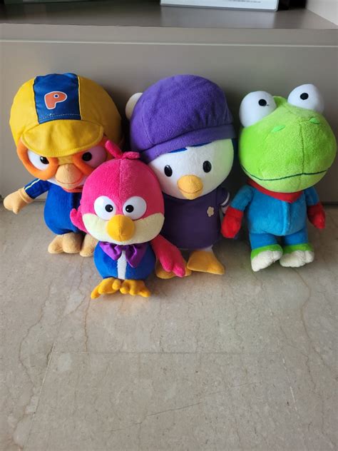 Pororo and friends plushies, Hobbies & Toys, Toys & Games on Carousell