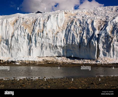 Canada Glacier, Taylor Valley, McMurdo Dry Valleys, Antarctica Stock ...