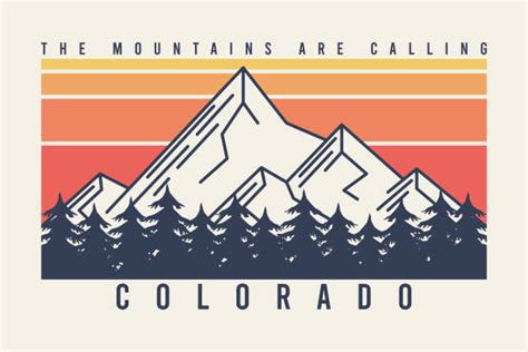 1,500+ Colorado Mountains Stock Illustrations, Royalty-Free Vector ...