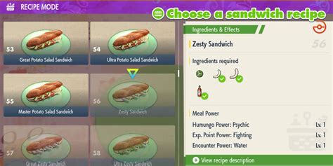 Best Sandwiches In Pokemon Scarlet & Violet