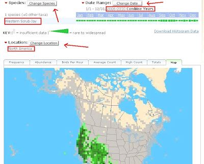 Birding Is Fun!: Using eBird Species Maps