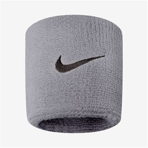 Nike Swoosh Sports Sweat Wristbands One Pair Stretch Tennis Fitness ...