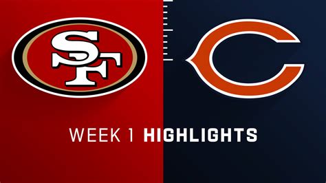 San Francisco 49ers vs. Chicago Bears highlights | Week 1