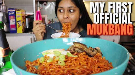 SUPER SPICY noodle MUKBANG! - YouTube