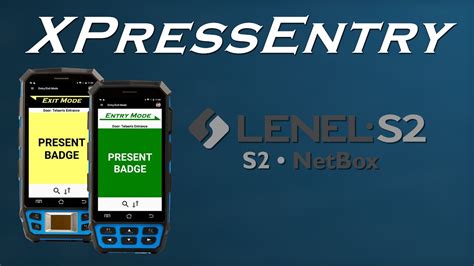 Lenel•S2 NetBox & XPressEntry Integration — Handheld Access Control ...