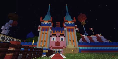 You can ride the roller coasters at this massive Minecraft amusement park