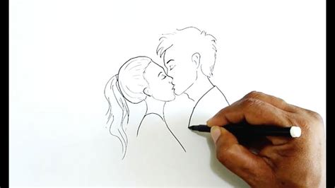 How to Draw a Kiss - YouTube