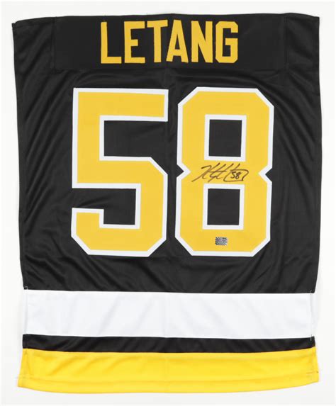 Kris Letang Signed #58 Jersey Swatch (Letang) | Pristine Auction