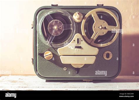 Old vintage tape recorder emc3hw hi-res stock photography and images - Alamy