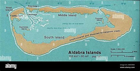 Map of aldabra atoll hi-res stock photography and images - Alamy