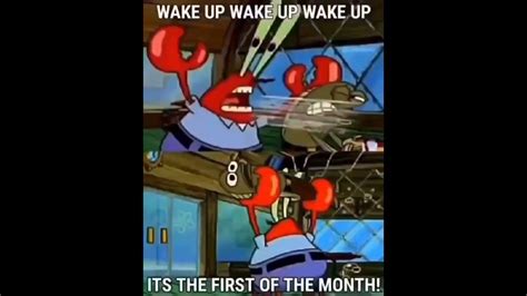 Wake Up It’s The First Of The Month meme - YouTube One Month, Wake Up, The One, Months, The ...