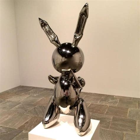 Famous artist jeff koons stainless steel rabbit sculpture - YouFine