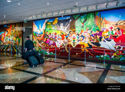 Colorful mural titled "In Peace & Harmony with Nature", by Leo Stock Photo: 66821182 - Alamy