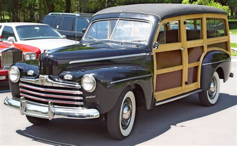 1946 Ford Super Deluxe Woody Wagon - Front Angle