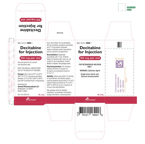 Decitabine - FDA prescribing information, side effects and uses