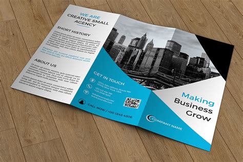 Trifold Business Brochure-V422 ~ Brochure Templates on Creative Market