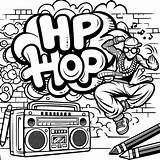 Hip Hop Coloring Pages Sketch Page sketch template