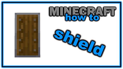 How to Craft and Use a Shield! | Easy Minecraft Tutorial - YouTube