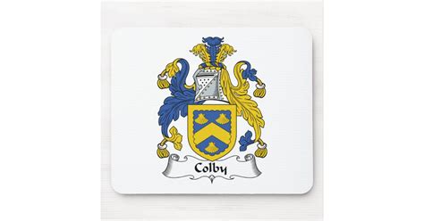 Colby Family Crest Mouse Pad | Zazzle