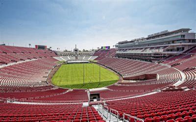 Download wallpapers Los Angeles Memorial Coliseum, USC Trojans Stadium ...