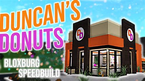 BLOXBURG TOWN SERIES || DUNCAN'S DONUTS *CAFE/COFFEE SHOP* - BLOXBURG ...