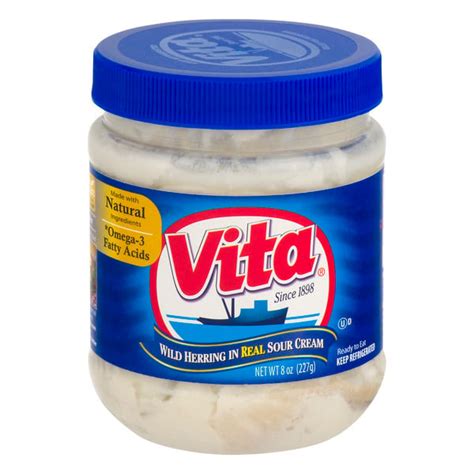 Save on Vita Herring in Sour Cream Refrigerated Order Online Delivery | Stop & Shop