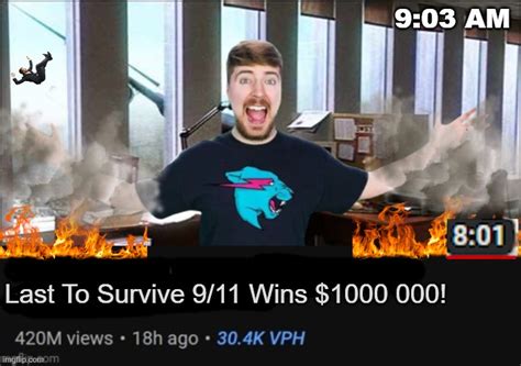 i tried to photoshop and made a slightly offensive mrbeast thumbnail - Imgflip