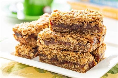 Date Bars Recipe with oats and cinnamon - Saving Room for Dessert