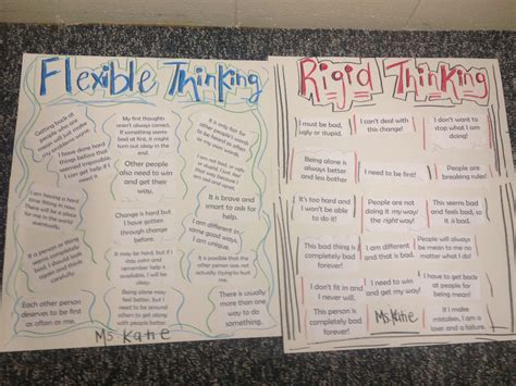 Flexible vs rigid thinking Emotional Regulation, Emotional Skills, Coping Skills, Emotional ...