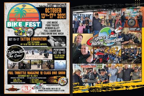 Space Coast Harley Davidson Bike Fest 2021 | Born To Ride Motorcycle Magazine - Motorcycle TV ...