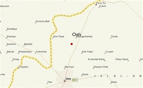 Images and Places, Pictures and Info: osh kyrgyzstan map