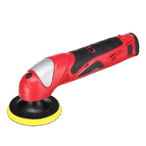 12V Li-ion Battery Compact Polisher Cordless Electric Polisher Waxing Polishing Machine ...