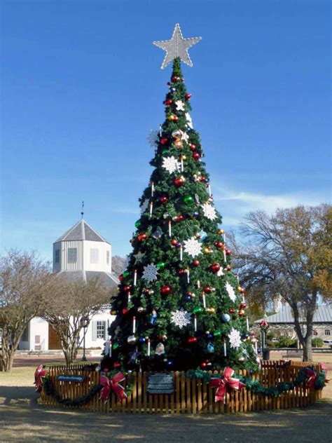 Christmas tree at Marktplatz, Fredericksburg, Texas | Notable Travels