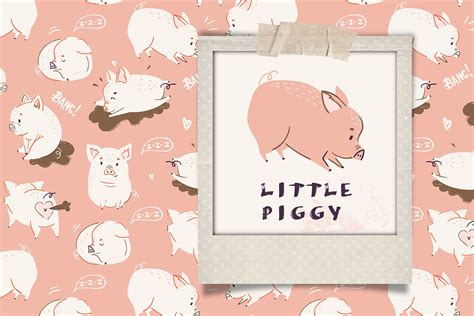 Little Piggy | Animal Illustrations ~ Creative Market