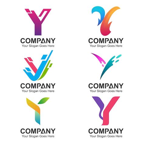 Letter y logo design collection | Premium Vector