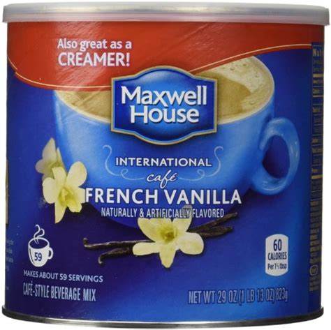 Maxwell House International Coffee French Vanilla Cafe, 29 oz can - Demmerche