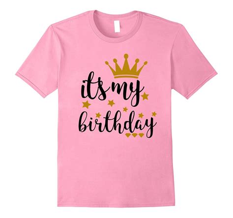 It’s My Birthday Shirt for Women, Teens, Girls, Black & Gold-RT – Rateeshirt