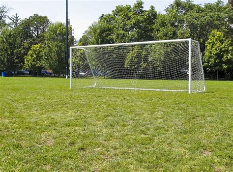 Goal Posts on soccer field stock photo. Image of posts - 15334012