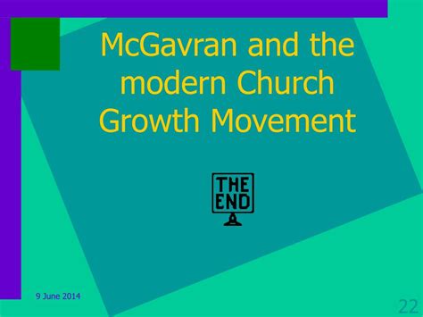 PPT - Donald McGavran and the Church Growth Movement for Church Growth and Christian Mission ...