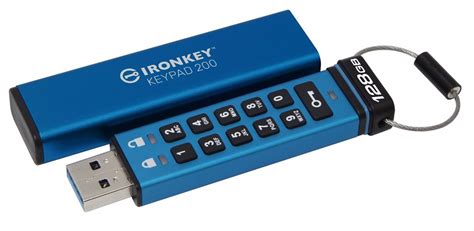 Hardware encryption and a PIN keypad are both included in Kingston’s IronKey Keypad 200 USB ...