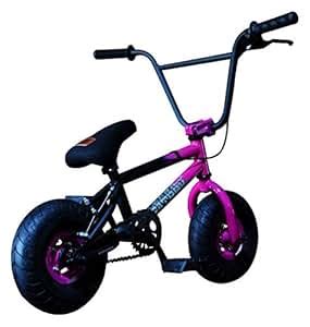 FatBoy Mini BMX Bicycle Freestyle Bike Fat Tires, 2 Tone, Pink Black ...