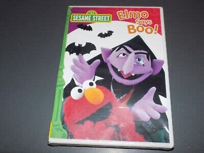 SESAME STREET ELMO SAYS BOO! PBS Children's Classic Kid's Spooky DVD ...