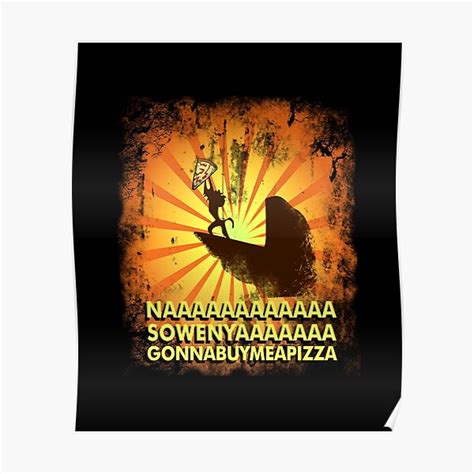 "Lion King Pizza Meme" Poster by stuch75 | Redbubble