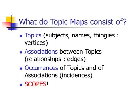 PPT - Topic Maps PowerPoint Presentation, free download - ID:4362587