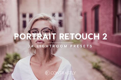 Portrait Retouch Lightroom Presets Vol. 2 By Contrastly Store | TheHungryJPEG