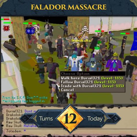 RuneScape on Twitter: "Today is a day of remembrance for the fallen in the Falador Massacre, 12 ...