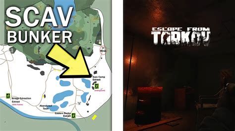 Scav Bunker Woods Exit Location (With Map) - Escape From Tarkov - YouTube