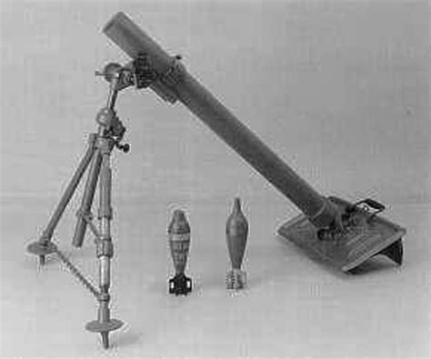 Machines for War: Various types of American and German mortars