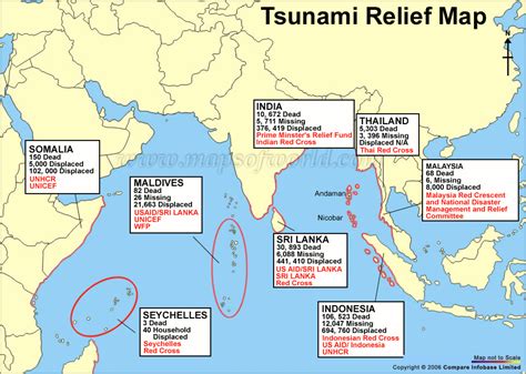 Image Gallery indian ocean tsunami map