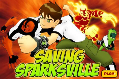 Ben 10 Saving Sparksville | Play Game Online & Free Download